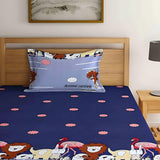 Animal Carnival Kids Special Fitted Cotton Bed Sheet Design with Pillowcases