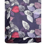 Black Leaves Fitted Bed Sheets with Pillow Cover Sets