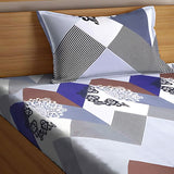 Twill Wave Fitted Bed Sheets with Pillow Cover Sets